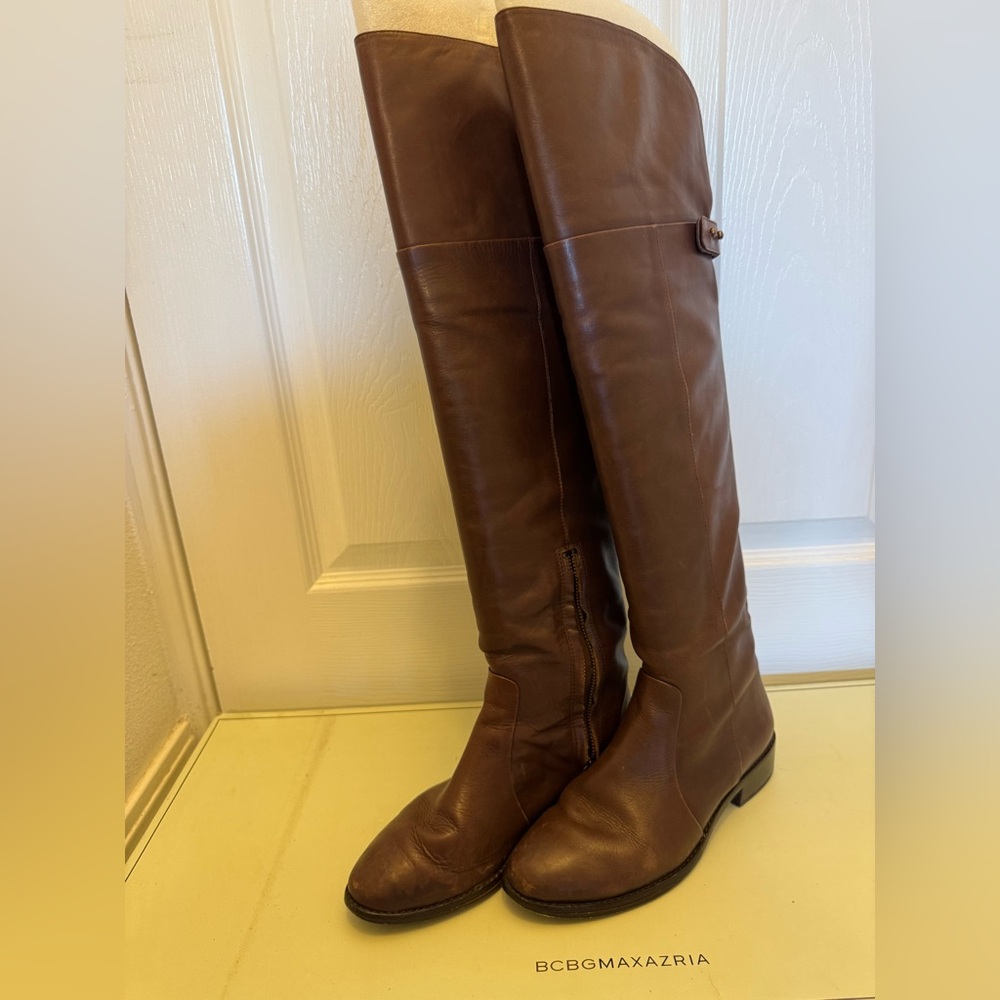 BCBGMaxAzria Brown Over the Knee Boots
